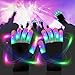 LED Gloves Light Up Rave Gloves Finger Light Gloves Novelty Toy 6 Adjust Mode (Finger Light Gloves(Kid Size))