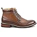 Ferro Aldo MFA-806278 Men's Brown Lace Up Wing Tip Perforated Dress Ankle Boot