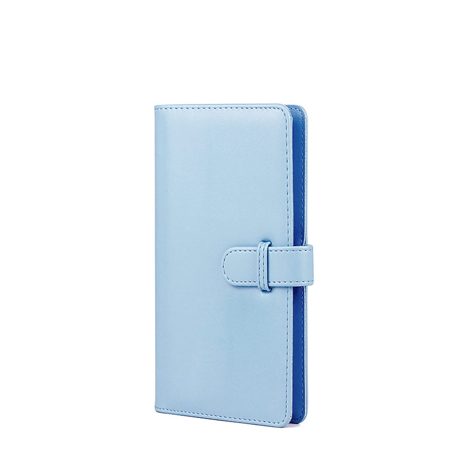 MUZIRI KINOKOO Mini Photo Album PU Leather Wallet Album Dessert Time Album Compatible For Fuji Instax SQUARE SQ1 SQ20 SQ10 SQ6 Camera Share SP-3 Pictures Holder 80 Pockets (Blue)