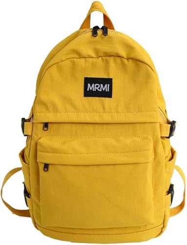 Amazon リュック レディース メンズ 大容量 防水 おしゃれ 大人 かわいい 大きい すぽーつ リュックサック 軽量 うすい おおきめ きれいめ おりたたみ かたかけ たためる ナイロン バックパック にんき やすい やわらかい 旅行用 通勤 大学生 夏 黄 Yemubi