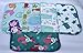 1 Ply Printed Flannel Washable, Mermaid and Friends Set Napkins 8x8 inches 5 Pack - Little Wipes (R) Flannel