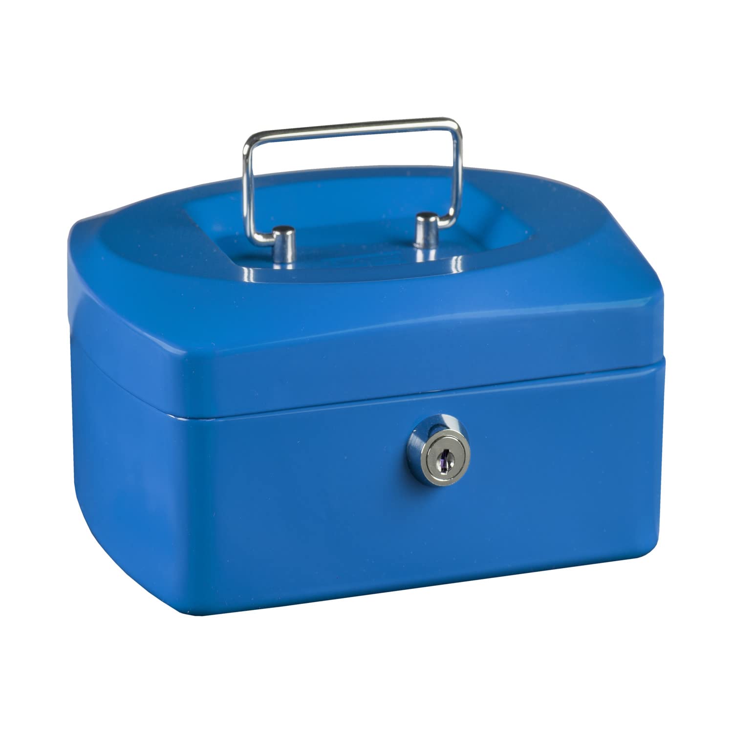 Idena 50027 Cash Box 6 Inches Dimensions 155 x 120 x 90 mm Blue