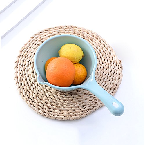 Per Large Water Scoop Baby Shampoo Rinse Cup Hair Washing Dabble For Bathing Watering Wash Fruits & Vegetables-Blue - Thumbnail 6