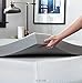 Lucid 3 Inch Mattress Topper Twin – Memory Foam – Bamboo Charcoal Infusion – Cooling Ventilation – Hypoallergenic – CertiPur Certified Foam, White and Grey