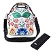 Lunch bag, ASILA Neoprene Reusable Lightweight Washable Insulated Lunch Tote/Lunch Box/Cooler Bag for Women, Adults, Kids, Girls with Shoulder Strap&Zip Closure (LLBB1005)
