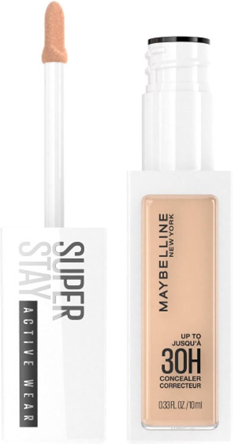Maybelline SuperStay Active Wear Concealer Up to 30H Full Coverage 20 Sand