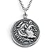 Azaggi Sterling Silver Handcrafted Alexander III The Great Coin Pendant Necklace