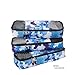 eBags Slim Packing Cubes for Travel - Organizers - 3pc Set - (Artist Series Ltd Edition Blue Watercolor)