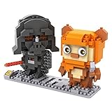 LOZ Star Wars Diamond Nano-Block(mini blocks) 2 pc set- Darth Vader & Ewok with BOX!