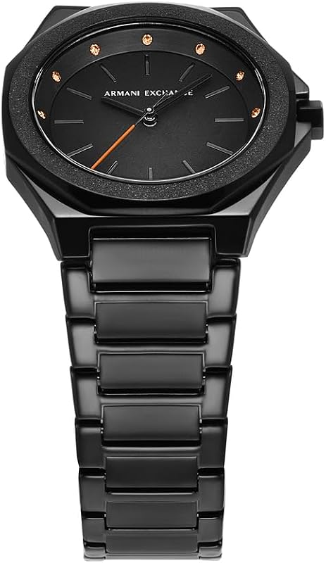 Reloj para Mujer, Movimiento de Cuarzo de Tres Agujas y Caja de 34 mm con Correa de Acero Inoxidable o Cuero