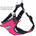BINGPET No Pull Dog Harness Adjustable Soft Vest Reflective for Outdoor Walking, Pink Large