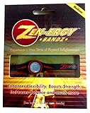 ZEN-ERGY Balance Bands - for Power, Strength, Agility, Focus, Well Being, & Positive Energy Flow (Black Band with Red, Medium (190mm))