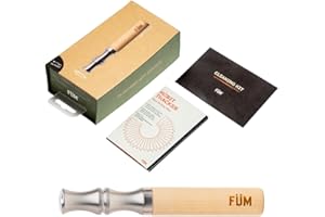 FÜM Prominent Flavored Air Device | Naturally Switch from Bad Habits | Maple Barrel and Stainless Steel Mouthpiece
