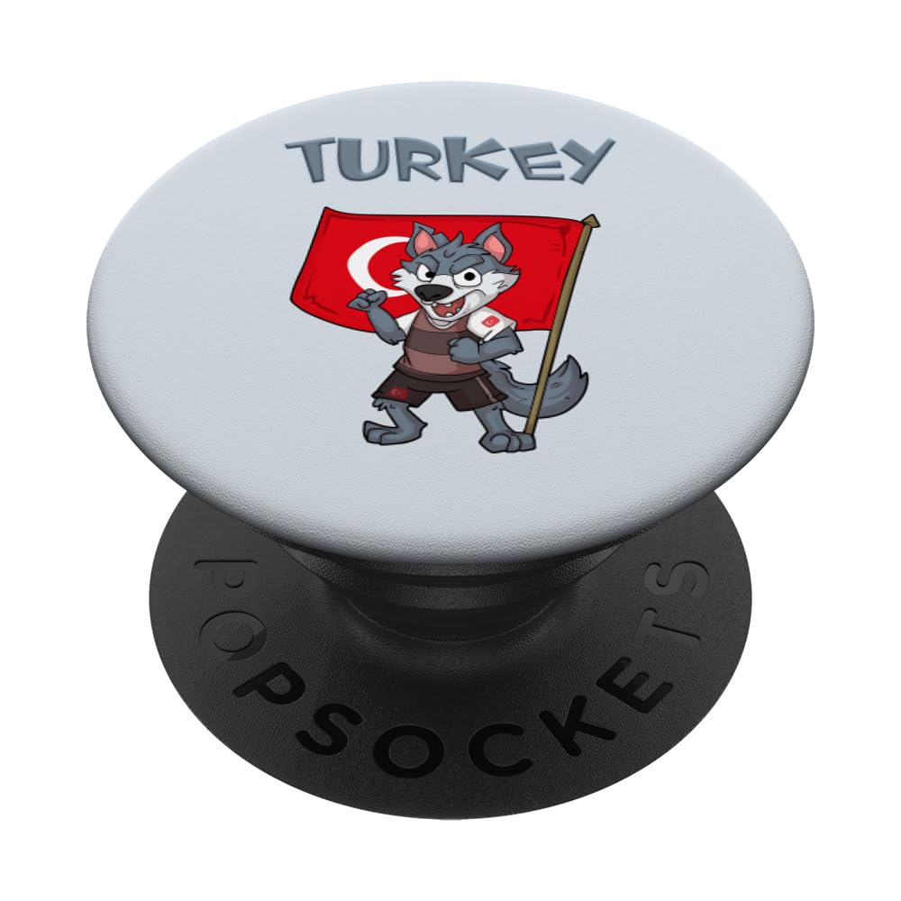 Turkish Fans / Turkey Wolf PopSockets Swappable PopGrip