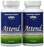 2 Pack of Attend By Vaxa - 120 Capsules