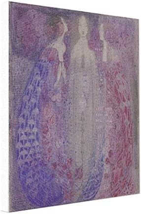 Farekui1 Printed Canvas Art Nouveau Three Perfumes MacDonald 1912 Canvas Art Print