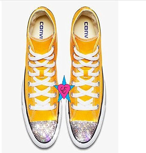 yellow bling converse
