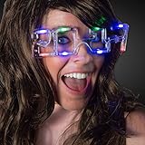2017 New Years LED Light Up Glasses