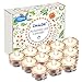 IMAGE 12x LED Waterproof Submersible Tealights Flameless Tealight Battery-Operated Sub Lights for Wedding Christmas Thanksgiving Party Events Home Decor Floral Warm White