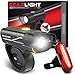 GearLight S400 Rechargeable LED Bike Light Set - High Lumen Front and Back Cycling Safety Lights - Best All-Weather USB Headlight and Tail Light for Kid and Adult Bicycles