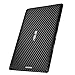 Armorsuit MilitaryShield Black Carbon Fiber Skin Wrap Film + HD Clear Screen Protector for Asus Transformer Book T100 - Anti-Bubble Film