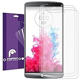 LG G3 Screen Protector - Fosmon Crystal Clear (HD) Screen Protector Shield for the LG G3 [Compatible with All Models] - 3 Pack