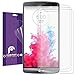 LG G3 Screen Protector - Fosmon Crystal Clear (HD) [Japan 3H Hard Coating Film] Screen Shield for LG G3 [Compatible with All Models] - 3 Pack