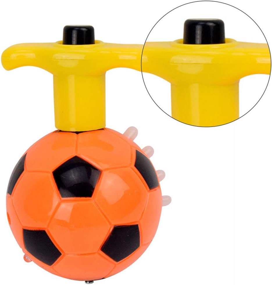 light up spinning top soccer ball toys