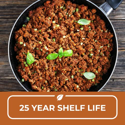 Nutristore Freeze Dried Ground Beef PreCooked Hamburger Meat for