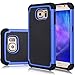 Galaxy S6 Edge Case, Jeylly(TM) [Shock Proof] Scratch Absorbing Hybrid Rubber Plastic Impact Defender Rugged Slim Hard Case Cover Shell for Samsung Galaxy S6 Edge S VI Edge G925