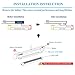 JESLED 8FT R17D/HO LED Light Bulbs, 6000K Cool White, LED Fluorescent Tubes 45W (110w Equivalent), 4800LM, Clear Cover, Dual Ended Power, Ballast Bypass, F96T12/CW/HO Replacement (12 Pack)