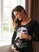 Halloween Pregnant Skeleton Xray Costume Pregnant Maternity Long Sleeve Shirt