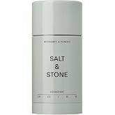 Salt &amp; Stone Aluminum-Free Deodorant, Women &amp; Men Bergamot &amp; Hinoki 2.6 oz | Extra Strength 48 Hour Protection, Gender Neutral Scent, Made with Niacinamide, Spirulina, Magnesium &amp; Antioxidants
