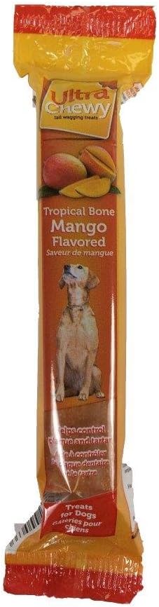 Ultra Chewy Mango Flavor Dog Bone (24 Pack), One Size