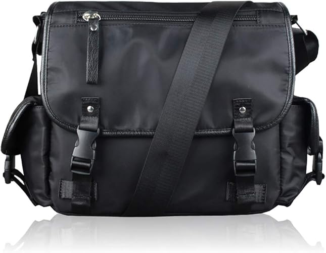 Amazon Rudan ショルダーバッグ メンズ 斜めがけ メッセンジャーバッグ ナイロン 収納 バッグ ブラック Rudan ショルダーバッグ