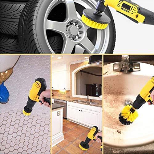 image for Kidirt Electric Drill Cleaning Brush 4-Piece Set, Multi-Purpose Drill 