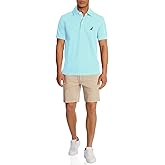 Nautica Men
s Short Sleeve Solid Stretch Cotton Pique Polo Shirt