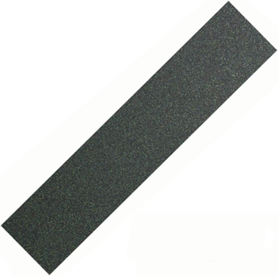 IDE Play Skateboard Griptape,Skateboard Grip Tape Sheet 48x10 inch, Black Scooter Grip Tape, Longboard Griptape, Sandpaper for Rollerboard (124x27cm) Double rocker,P