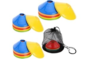 HIDOSNG Pro Disc Cones Sports Cones, 25pcs Basketball Agility Cones Marke Cones, Disc Mini Training Cones for Soccer, Footbal