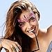Face Jewelry Stickers, Kapmore 6 PCS Mermaid Face Jewelry Fashionable Removable Rhinestone Tattoo Face Gem Jewel Sticker for Valentine's Day Costume Party (Style 1)