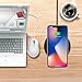 Fast Wireless Charger, PLESON Wireless Charger Cell QI Fast Wireless Charging Pad Stand for Samsung Galaxy S9 Plus S9+ S9 Note 8/5 S8 S8+ S8 Plus S7 Edge S6 Edge Plus,iPhone X 8 Plus 8-No AC Adapter