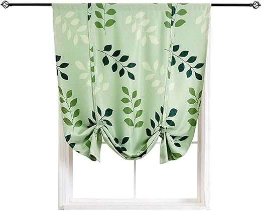 Amazon Com 1 Panel Leaves Blackout Roman Shades Thermal Noise