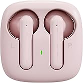 Bokexing Wireless Earbuds, 2025 Bluetooth Headphones 5.3 HiFi Stereo Headphone with 20 Hours of Playback Life in-Ear Earbuds, IP7 Waterproof Headphones Sport Headphones for Android iOS (Pink)