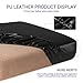 SUBRTEX Spandex Elastic PU Leather Couch Stretch Water-Proof Patio Durable Cushion Slipcovers Furniture Protector Slip Cover for Settee Sofa Seat for Replacement in Living Room