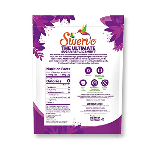 Swerve Ultimate Sugar Replacement Sweetener, Confectioners Sugar