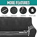 RHF Chair Slipcover,Jacquard Stretch Chair Cover,Chair Slip Cover for Leather Couch-Polyester Spandex Slipcovers for Chairs (Dark Grey-Chair)