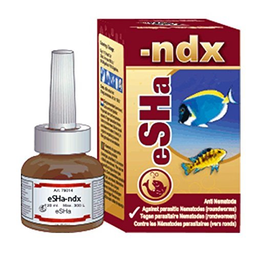 eSHa -NDX Anti Parasite Treatment Treats Roundworms For Fresh And Marine 20ml
