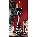 Design Toscano HF9550641 Shadow of Darkness Skull and Bones Sculptural Candlesticks, Set of 2, 14 Inch, 2 Count