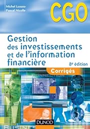 Gestion des investissements et de l'information financière