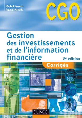 Gestion des investissements et de l'information financière